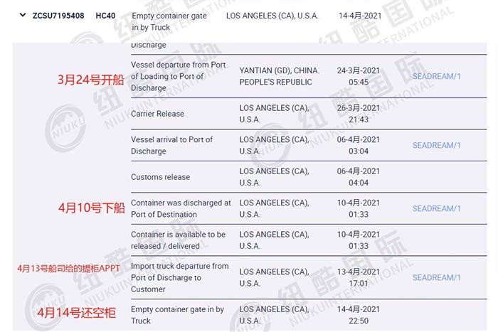 2021美國快船時(shí)效