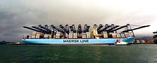 中國到美西、美東的馬士基快船航線