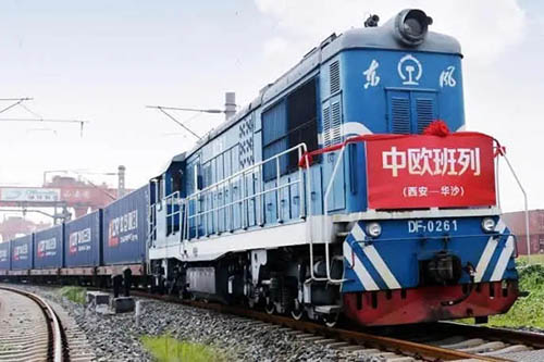 中歐班列是國內到歐洲的鐵路集裝箱運輸干線